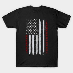 USA Deer Hunter Flag T-Shirt